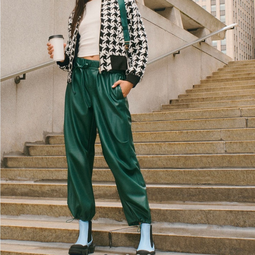 Faux Leather Pants
